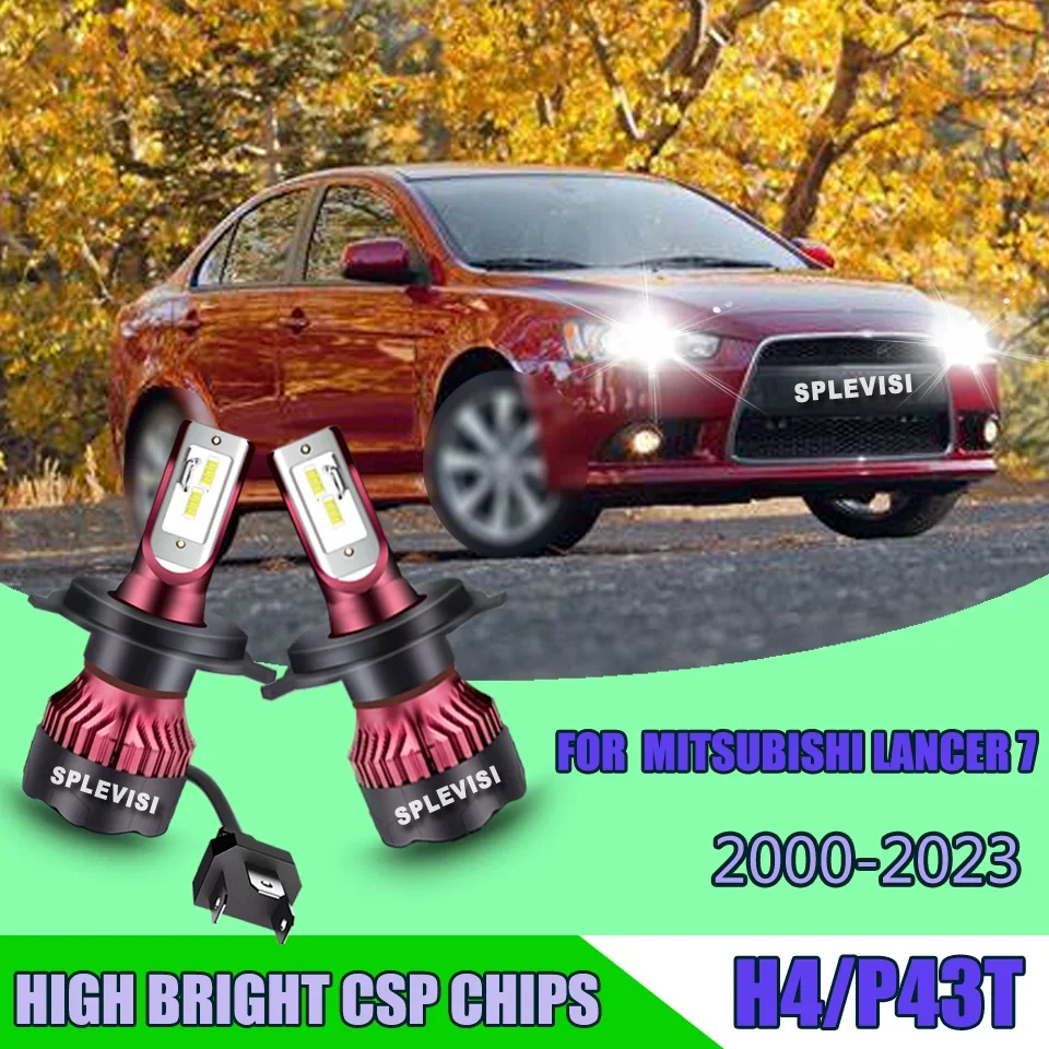 Bombilla LED H4 para faros delanteros de coche, IP67, para MITSUBISHI LANCER 7 CSA CTA CSW CTW 2000 2001 2002 2003 2004 2005 2006 2007 2008-2023