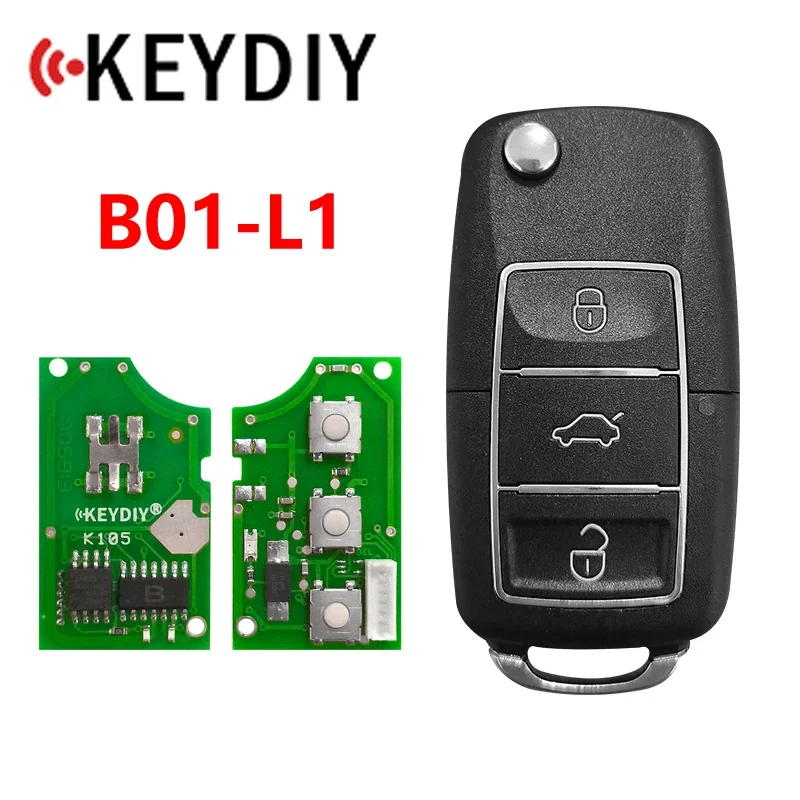 

KEYDIY B Series B01-L1 3-кнопочный универсальный дистанционный автомобильный ключ KD для программатора ключей KD900/KD200