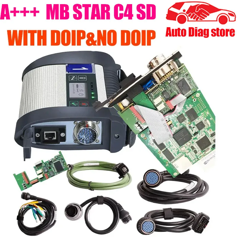 A+++ Full Chip Main Unit Board MB STAR C4 SD Connect Compact C4 With With WIFI&DOIP For Mercedes-Benz Car Truck Diagnostic Tool