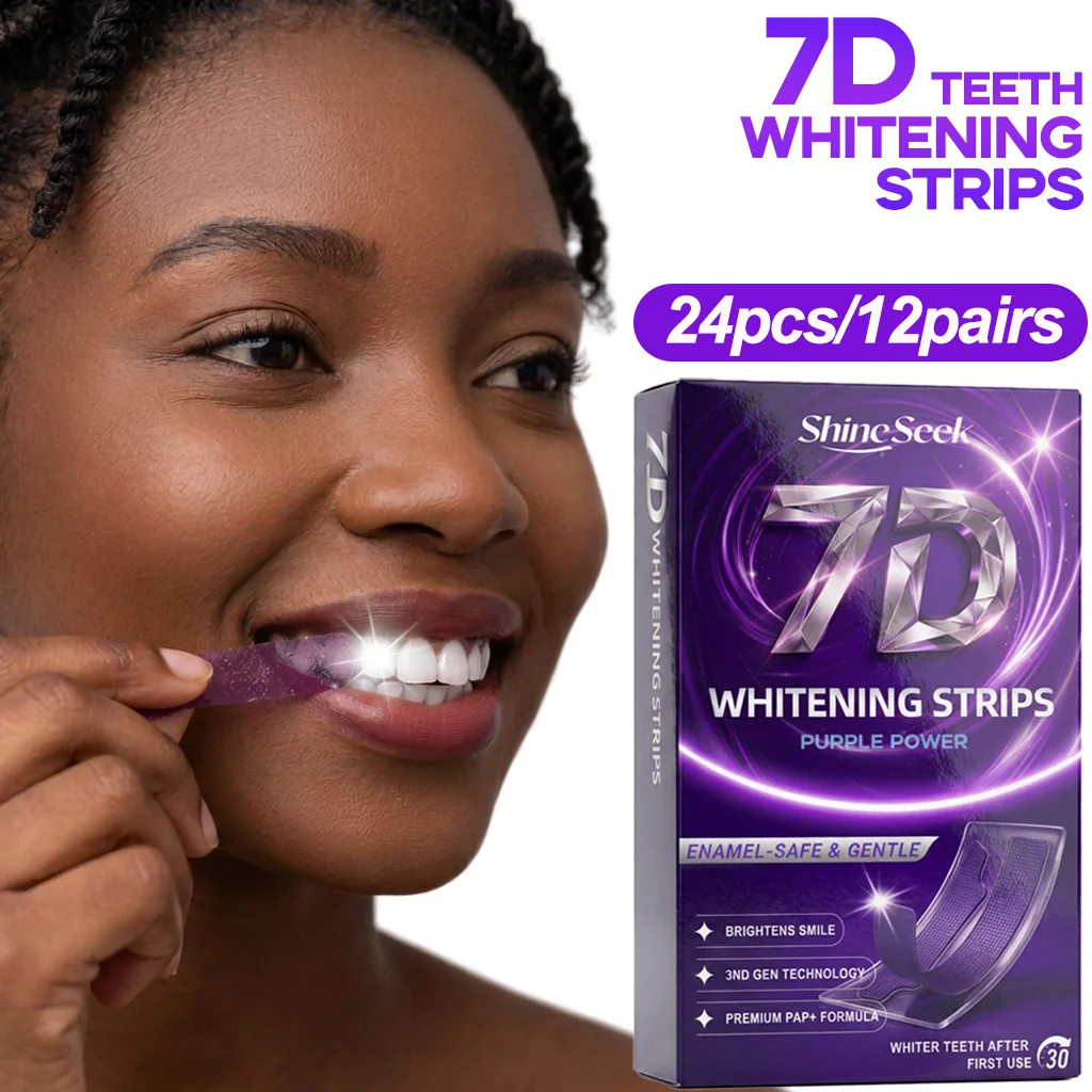 Aliexpress 24pcs/12pairsNewly Upgraded PAP+ Purple 30-Minute Fast Teeth Whitening Strips, 3rd-Gen Purple Whitening Technology - Aliexpress Deal