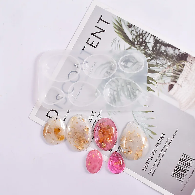 Cabochon Gem Jewelry Silicone Mold for Crafting