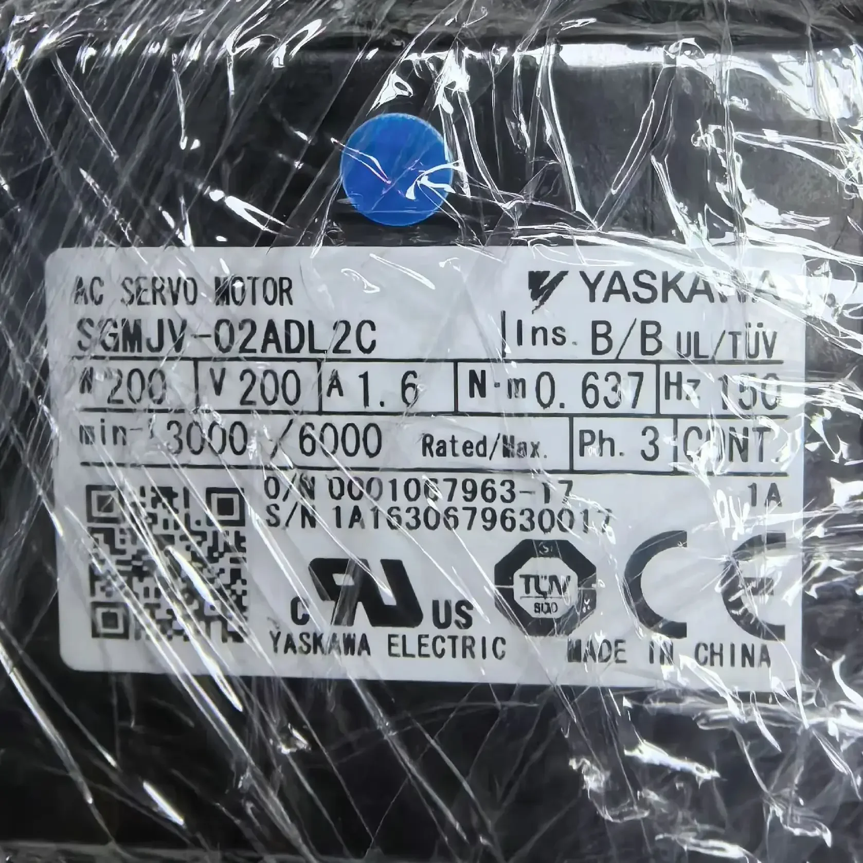 

SGMJV-02ADL2C Brand New Servo Motor Original Genuine，Fast shipping，SGMJV 02ADL2C