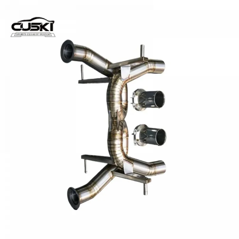 

Выхлопные детали из нержавеющей стали, подходящие для Lamborghini SVJ, выхлопная система с прямым контролем потока, модификация выхлопной системы автомобиля