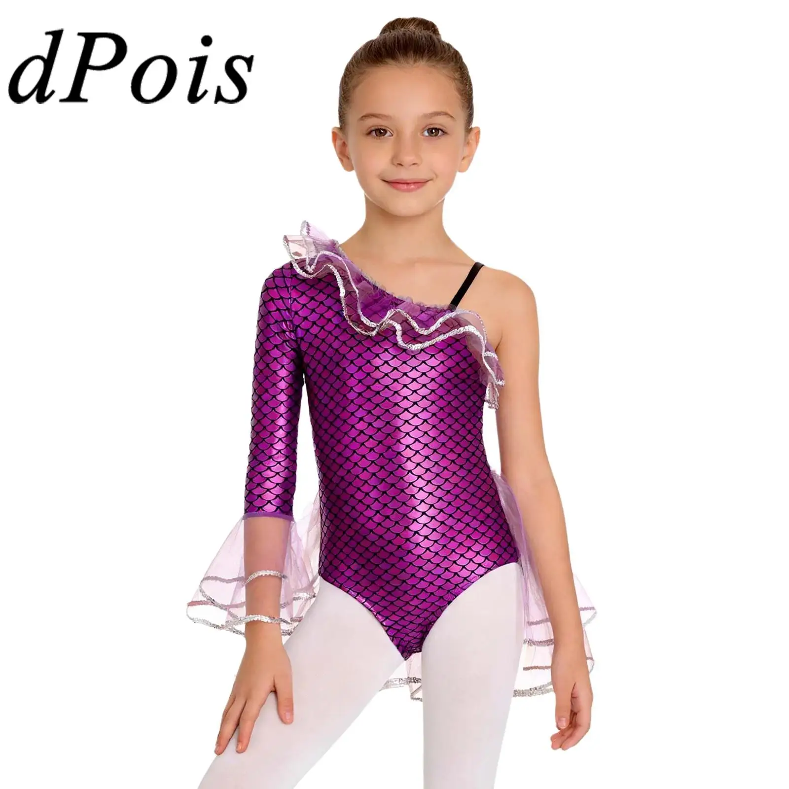 

Костюмы принцесс для девочек, костюм русалки с рыбьей чешуей, нарядный комбинезон на Хэллоуин, костюм для ролевых игр, сценический костюм