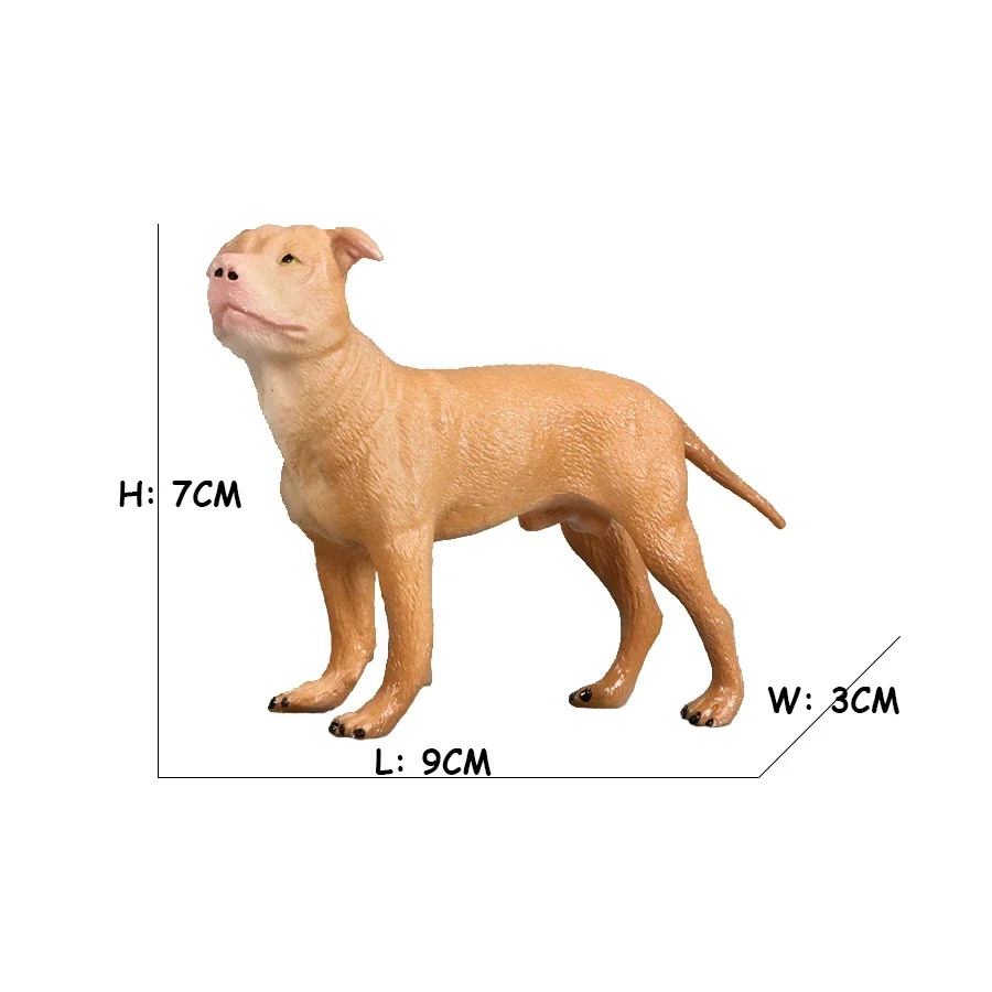 Simulation Farm Animals Playsets Lovely Deerhound Dog Figurines Beagle Action Figure Boston Terrier Bearded Collie Model Toy Kid