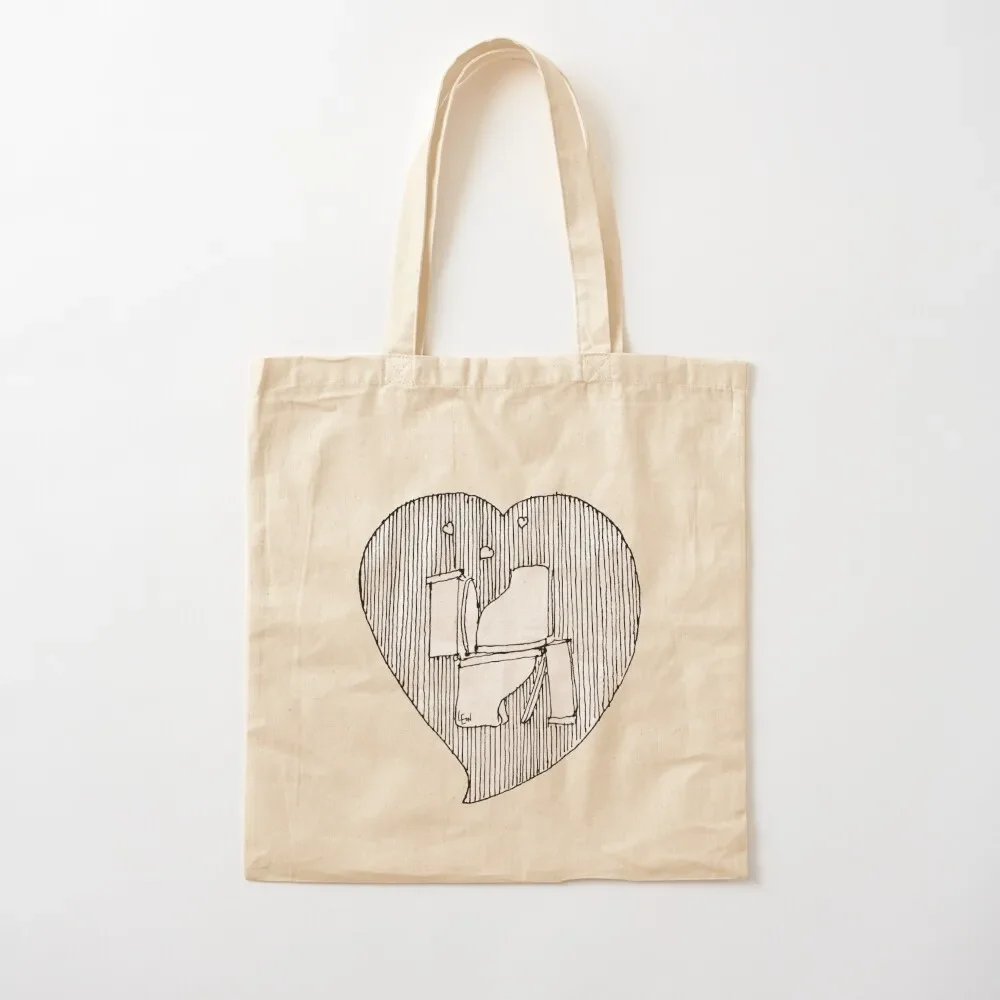 

True Love from ESE RINCON SONRIENTE by Ramon E. Leon Tote Bag Shopper handbag Canvas bag Women's shopping bag shopper woman