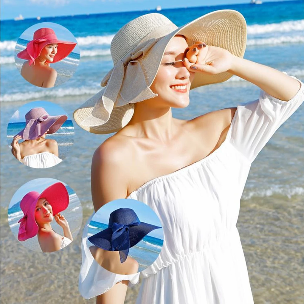 Women’s Sun Hat With Big Brim - Stylish And Foldable Effective Sun Protection Innovative Innovative