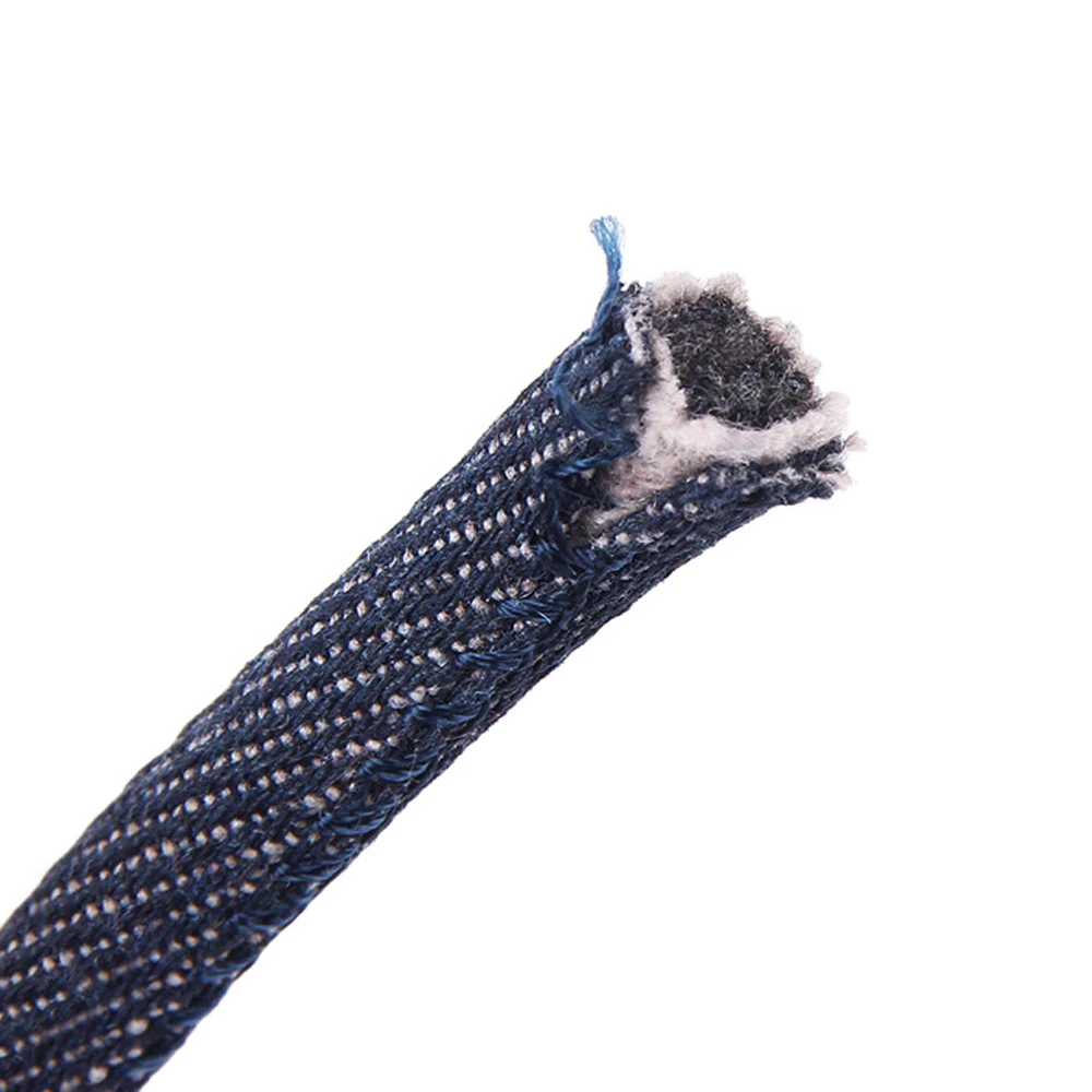 2 Meter Denim-Seil 4/5/6/8mm Rundseil Denim-Gurt DIY Taschengurt Bastelzubehör Halsketten- und Armbandherstellung Kleidungsdekoration – Detail 7