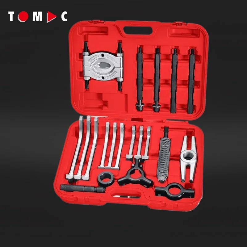 TOMAC 22pcs Professional Auto Repair Gear Puller And Bearing Maintenance Tool Set For Efficient Vehicle Maintenance And Repair