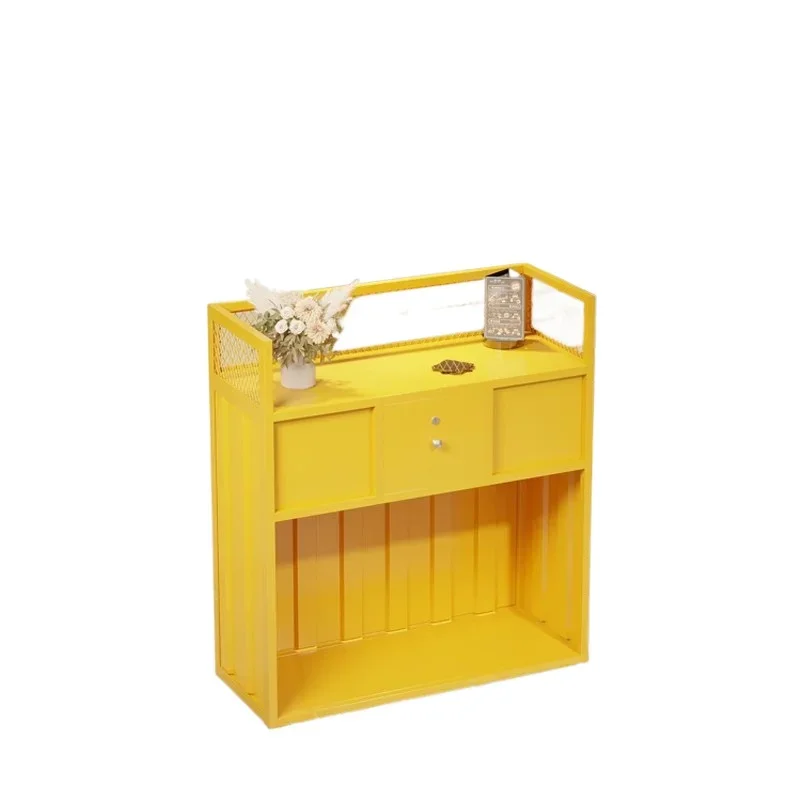 

Industrial style bar counter, cashier Internet celebrity creativity, reception desk