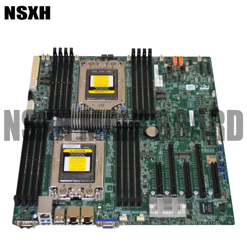 Socket SP3 H11DSi-NT Motherboard Support EPYC 7000 CPU DDR4 EATX Mainboard 100% Tested Fully Work