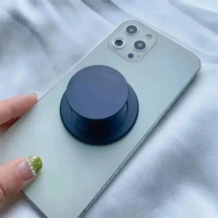 Magnetischer klappbarer Telefonhalter, sicherer Ring-Finger-Erweiterungsständer, magnetische Airbag-Halterung, Unterstützung für Magsafe iPhone Mac Samsung