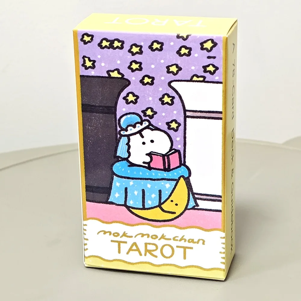 10.3*6cm Mokmok Chan Tarot 78 Pcs Kawaii Tarot Cards Soothing and Fluffy Design Will Always Bring Comfort To Your Heart