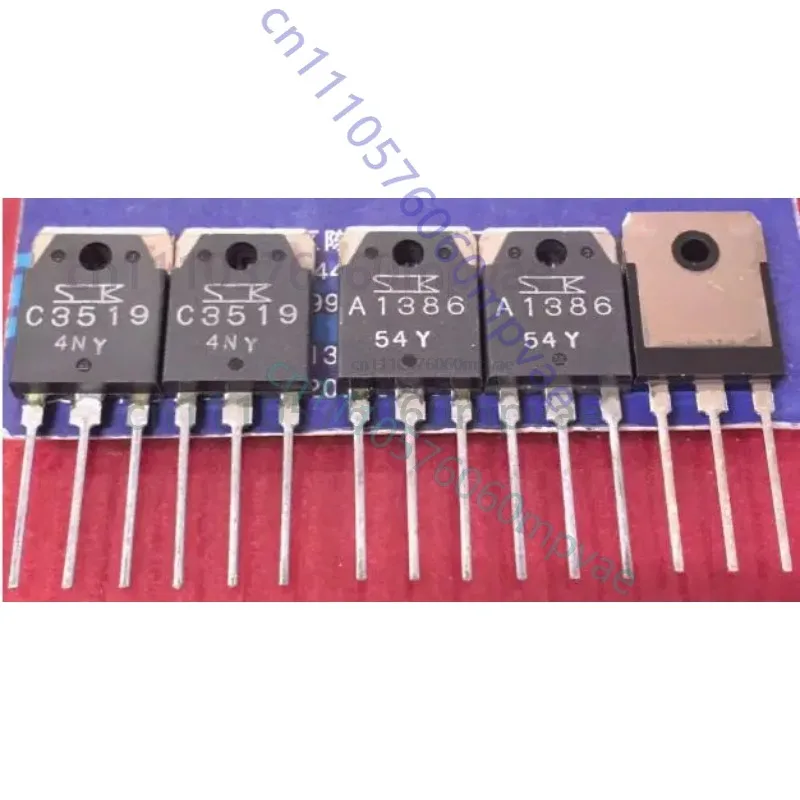 5ペアのオリジナル2sc3519-2sa1386オーディオトランジスタ