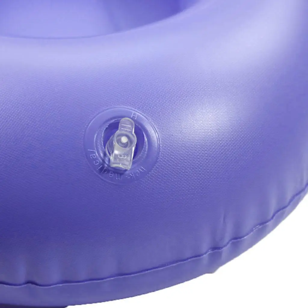 Lightweight Inflatable Potty Bed Pan Bedpan w/Inflator for Immobile Patients