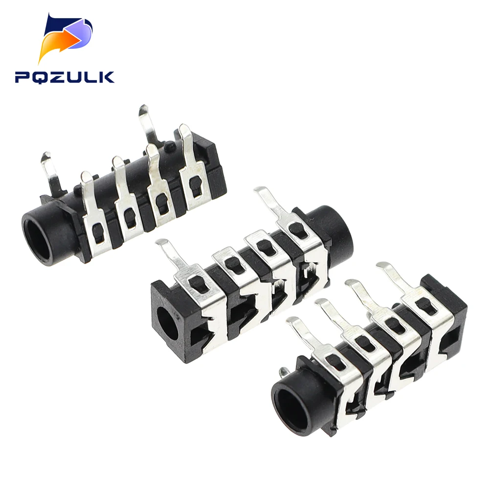 10PCS Headphone Jack 3.5mm PJ-313 Audio and Video Female Dual Channel Stereo Jack