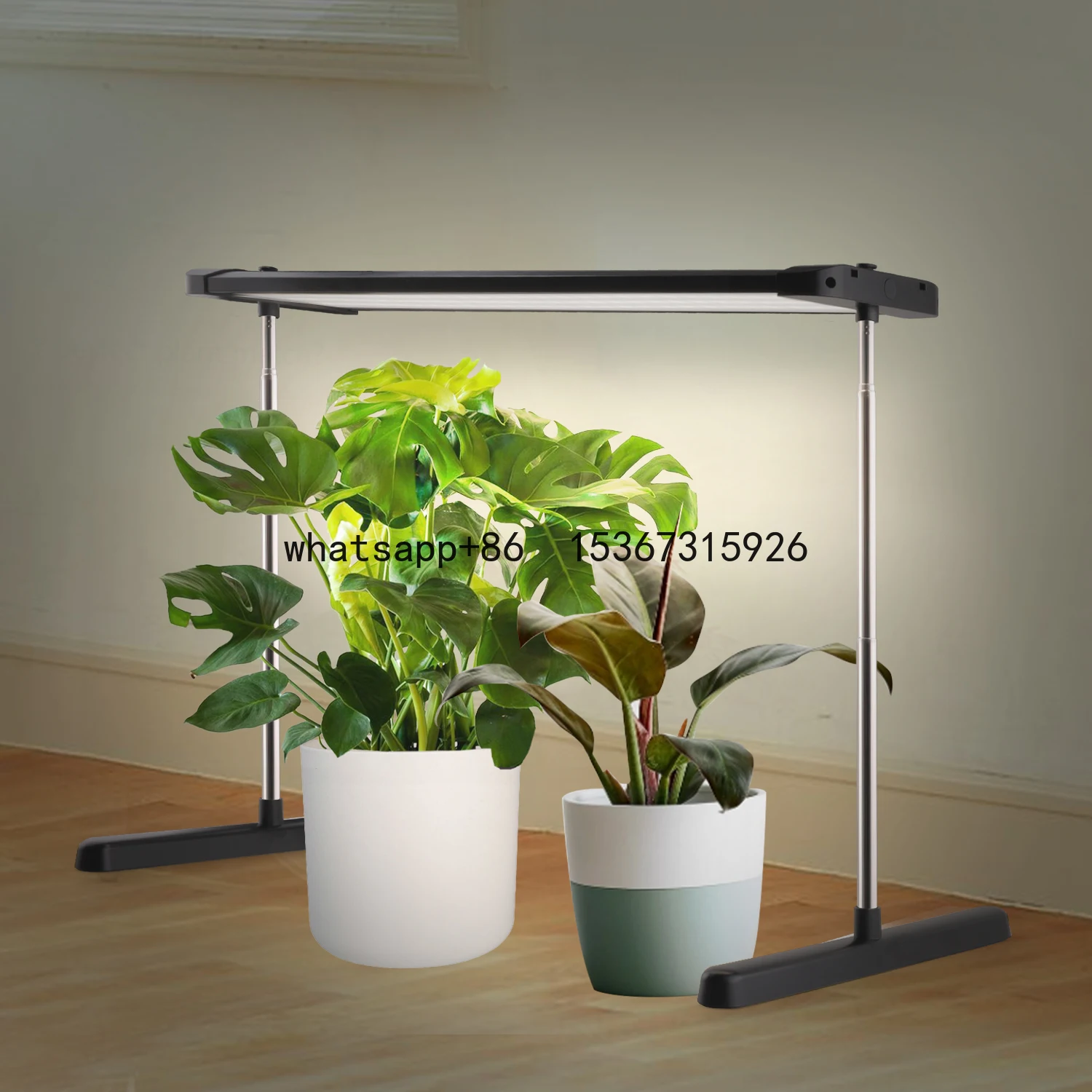 

J&C Adaptable Hanging, Standing, Ceiling Mounting Indoor Vegetable Kit Smart Garden LED Hydroponic Hanger Indoor Herb Garden