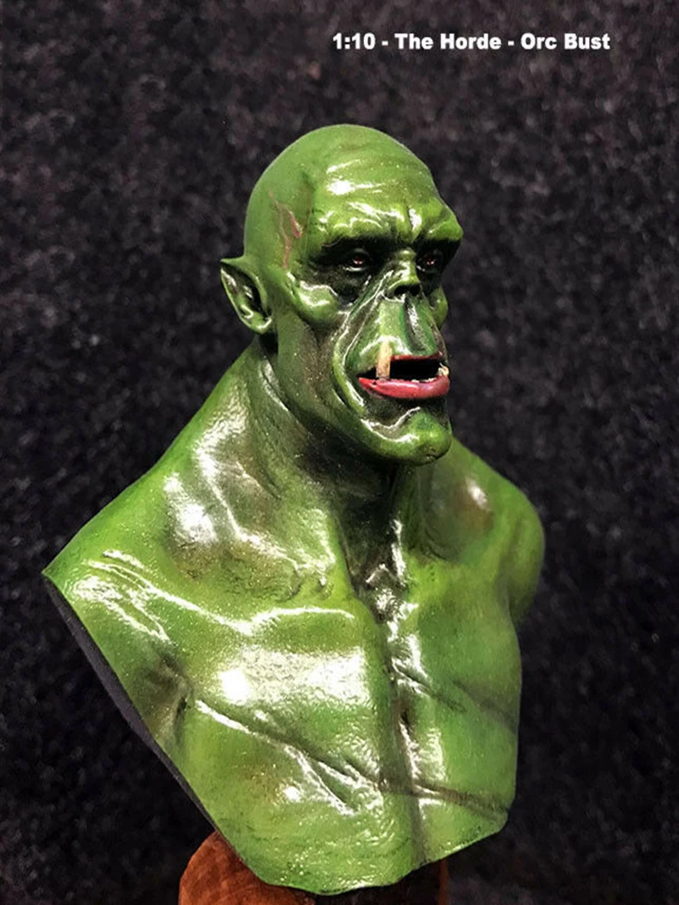 Unassambled   1/10  The Horde - Orc Bust   Historical  Resin kit miniature model Unpainted