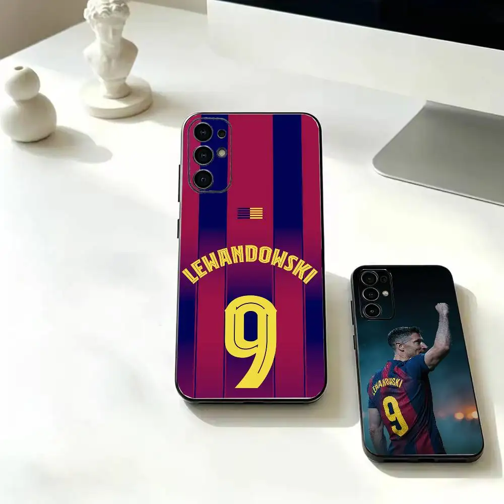 SuperStar L-Lewandowski  For Samsung Galaxy  S25 S24 S23 S22 S21 S20 S26 FE Ultra Plus Soft Black Cover