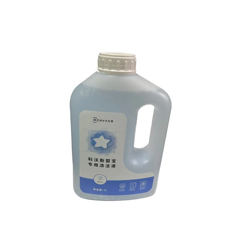 1L original cleaning solution,Ecovacs Winbot w2pro/w1 cleaner 1 bottle,Suitable for window cleaning machine accessories