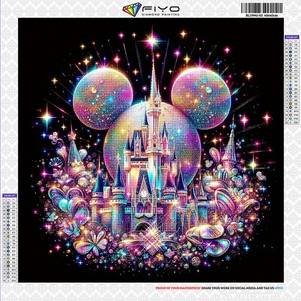 Diamond Picture Art: My Real Experience with the Disney Castle 5D Diamond Painting Kit