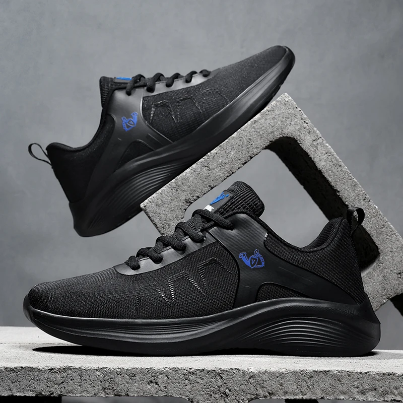 أحذية رياضية رجالية خفيفة الوزن، أحذية رياضية مريحة، أحذية صيفية قابلة للتنفس، أحذية مشي، أحذية بيضاء للرجال