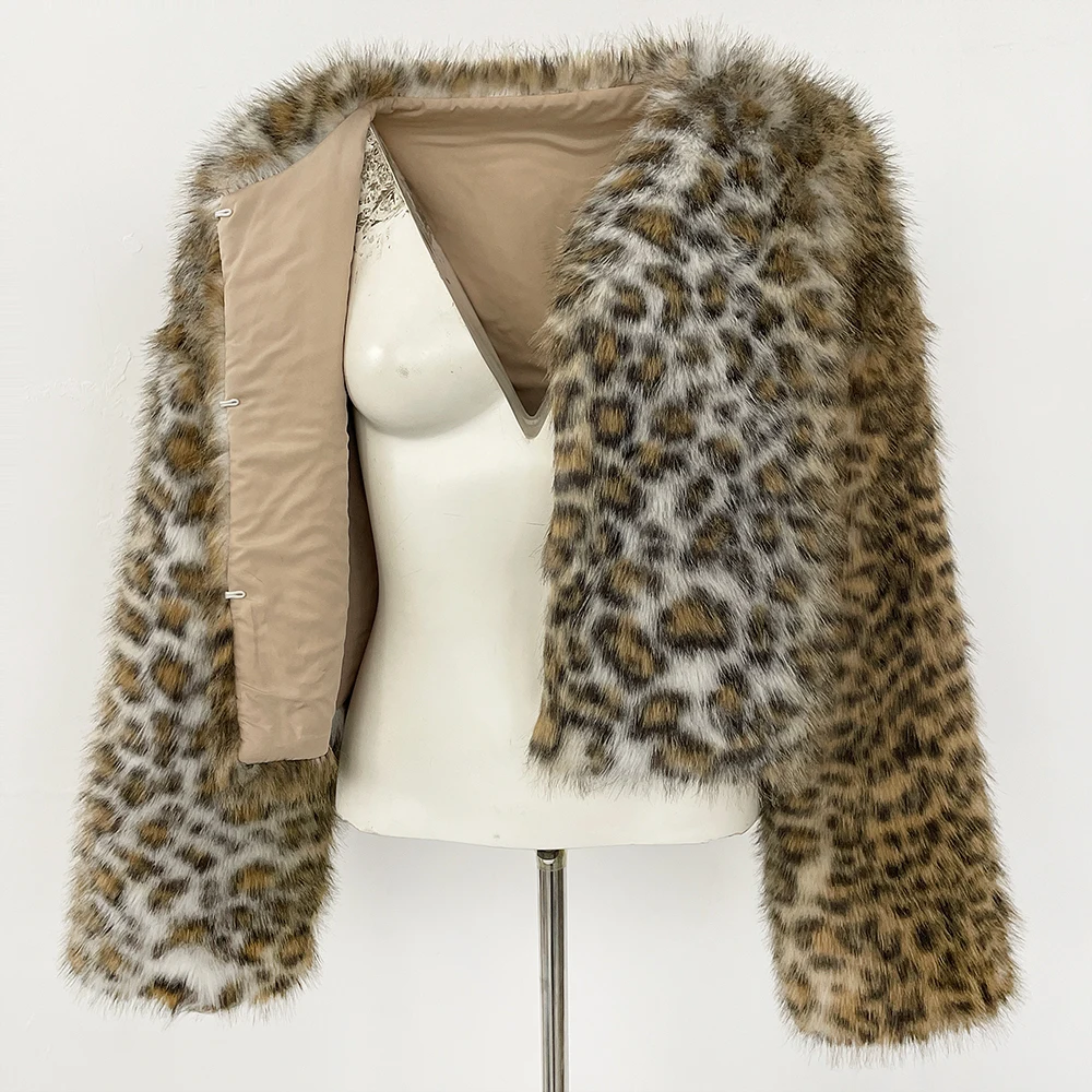 OFTBUY Women's Faux Fur Coat Korean Reviews Many Clothes Coats for Woman Winter 2025 Fur Jacket Women Luxurious Outer Outerwears