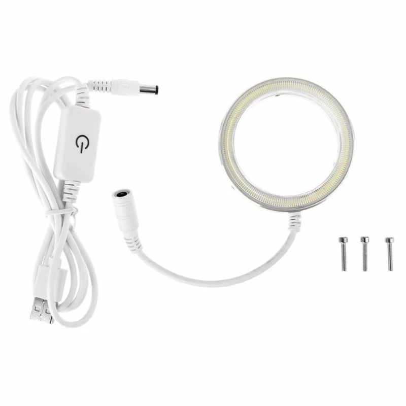 1PCS Ultrathin 60LED Adjustable Ring Light illuminator Lamp STEREO Microscope LED Light Illuminator Tools