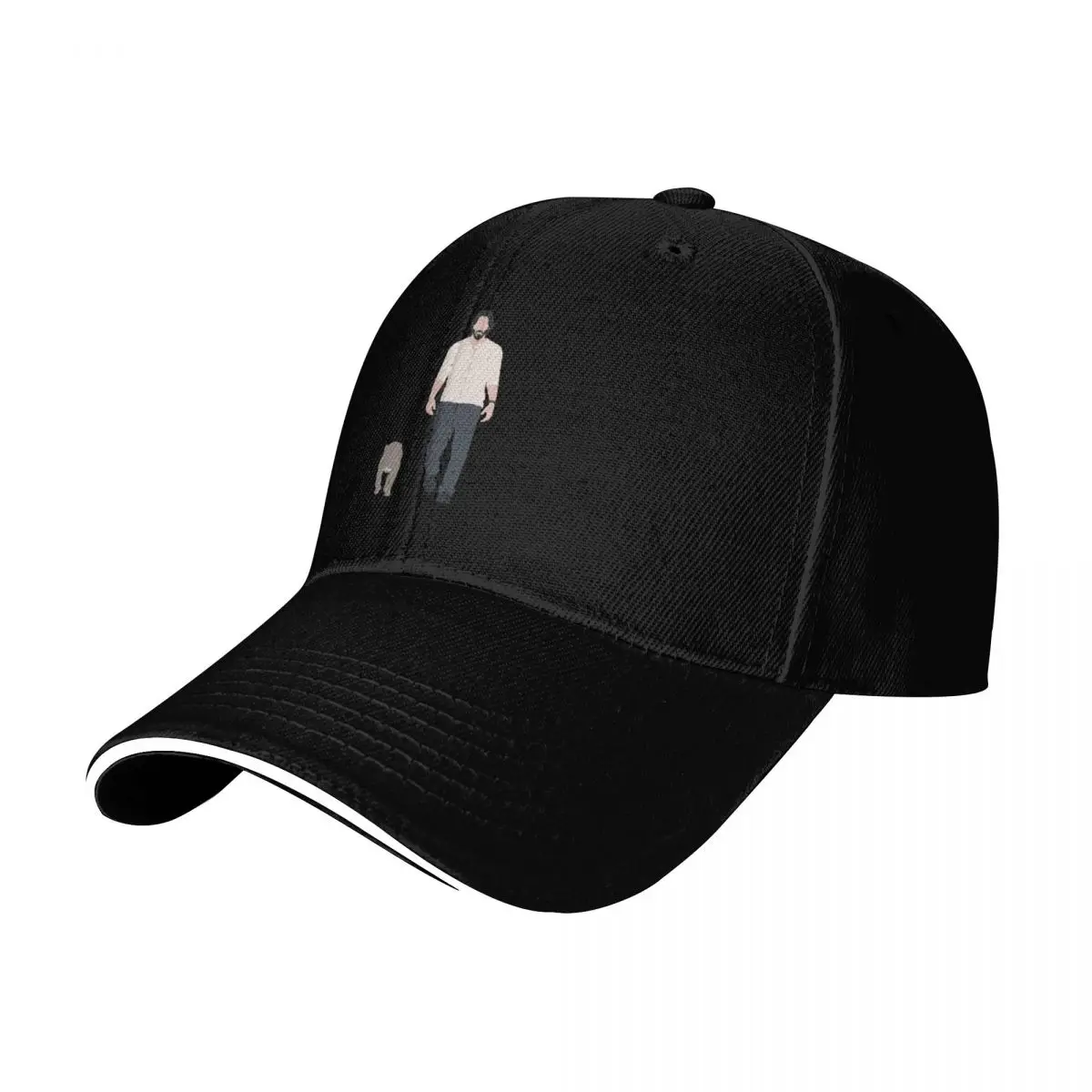 John Wick and his dog Baseball Cap Six Panel Structured Crown Sun Protection UPF 50+ Breathable Mesh Back