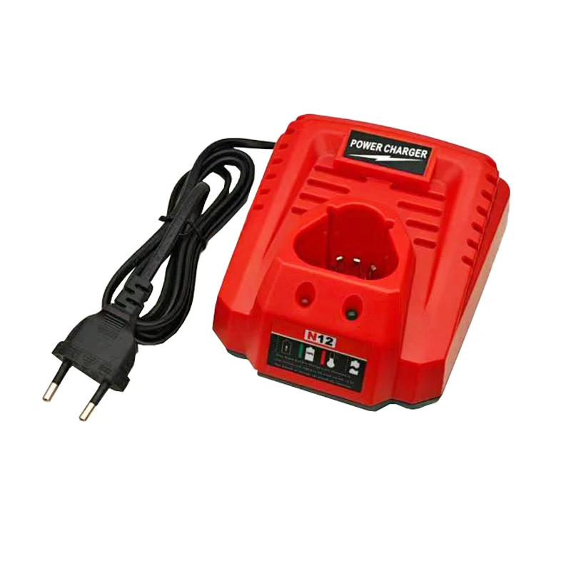 Power Tool Parts For Milwaukee M12 N12 Lithium-Ion Battery Charger 3A fast charging Replacement 48-11-2401 48-11-2402 C12B C12BX
