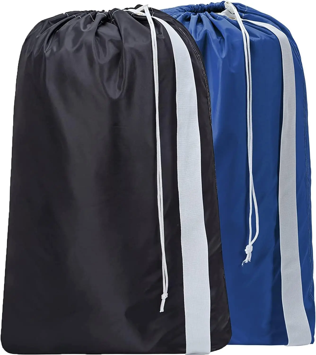 Nylon Laundry Bag Travel Storage Pouch Machine Washable Dirty Clothes Organizer Folding Wash Drawstring Bag Bathroom Accessories