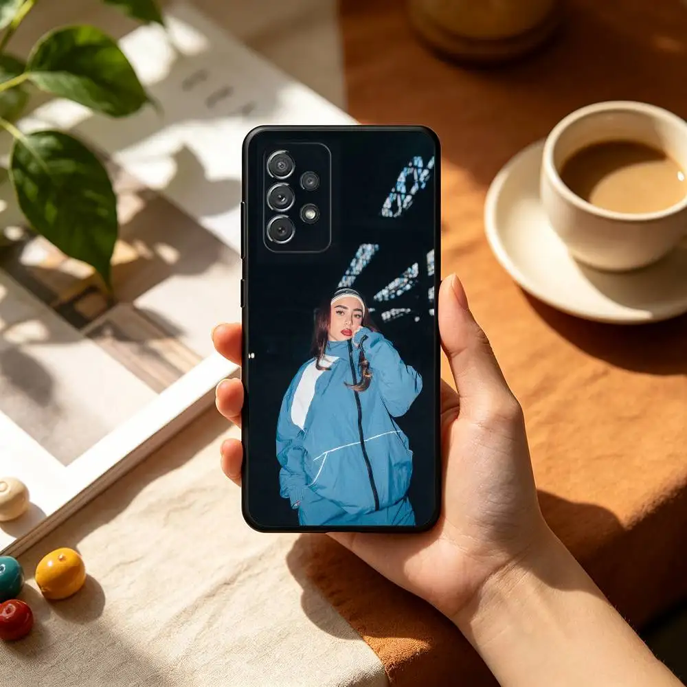 R-Rapper Girl N-Nicki Nicole  Soft Silicone Black Cover Phone Case For Samsung Galaxy A73,A72,A71,A70,A53,A52,A51