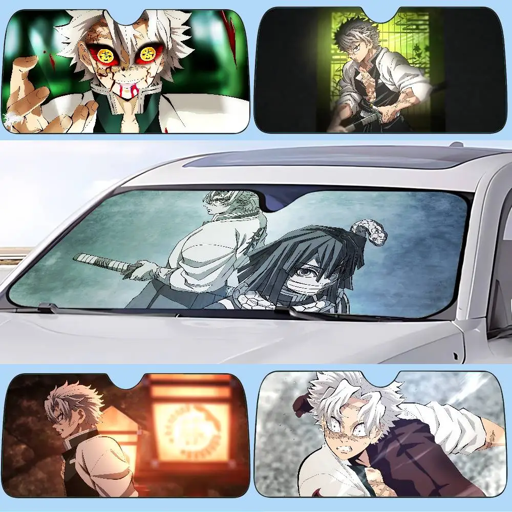 

S-Shinazugawa S-Sanemi Car Sunshade Curtains Sunshade Car Window Windscreen Cover Sun Shade Auto Sun Visor Car-covers
