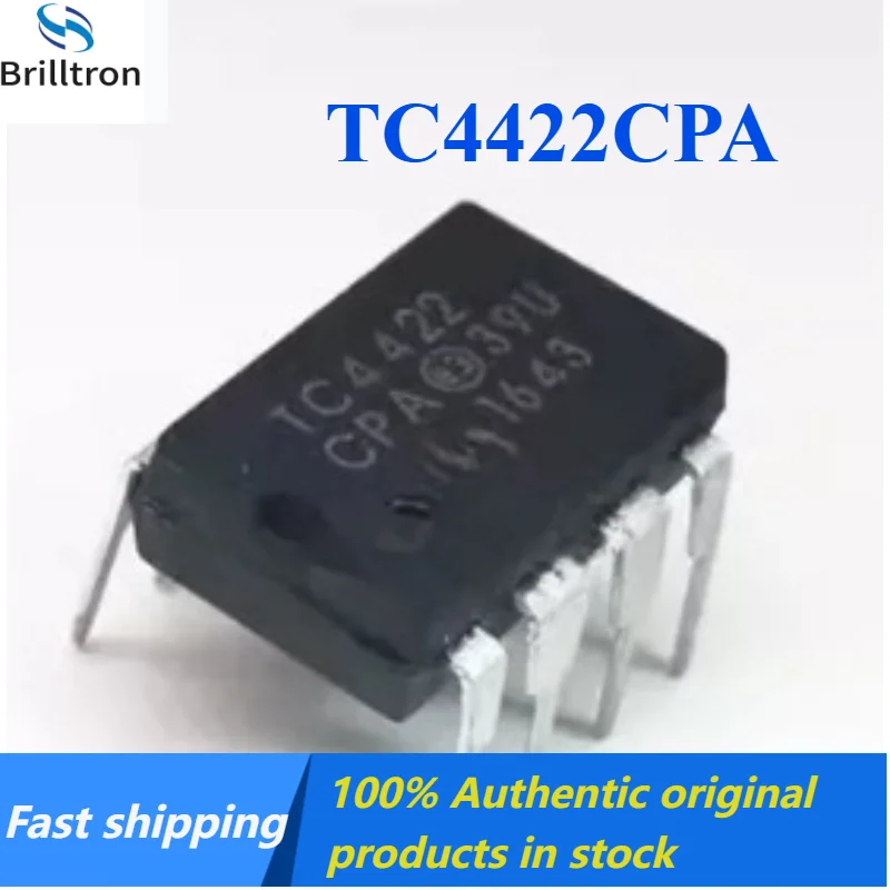 10-30PCS TC4422CPA DIP-8 TC4422 9A High-Speed ​​MOSFET Driver Brand New Original in Stock , Fast Shipping.