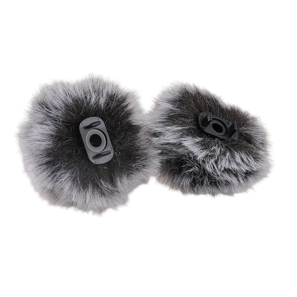 1PC Outdoor Microphone Windscreen Muff For 5-8mm Button Style Microphone Wind Cover Outdoor Lavalier Mic Wind Muff Cover
