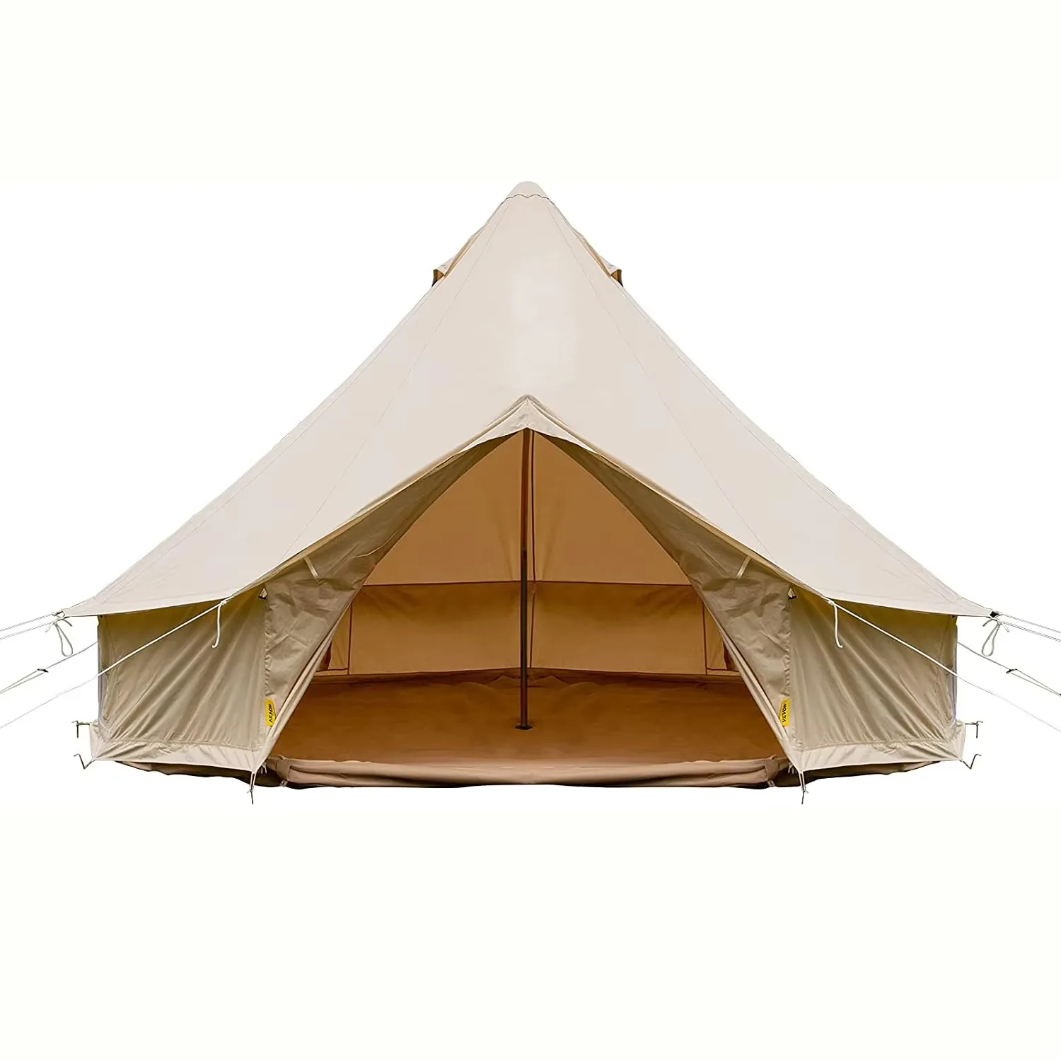2026 Luxury Mongolian Yurt Nomadic Style Cotton Canvas Waterproof All-Season Camping Tent Customized Color 1500-2000mm Waterproo