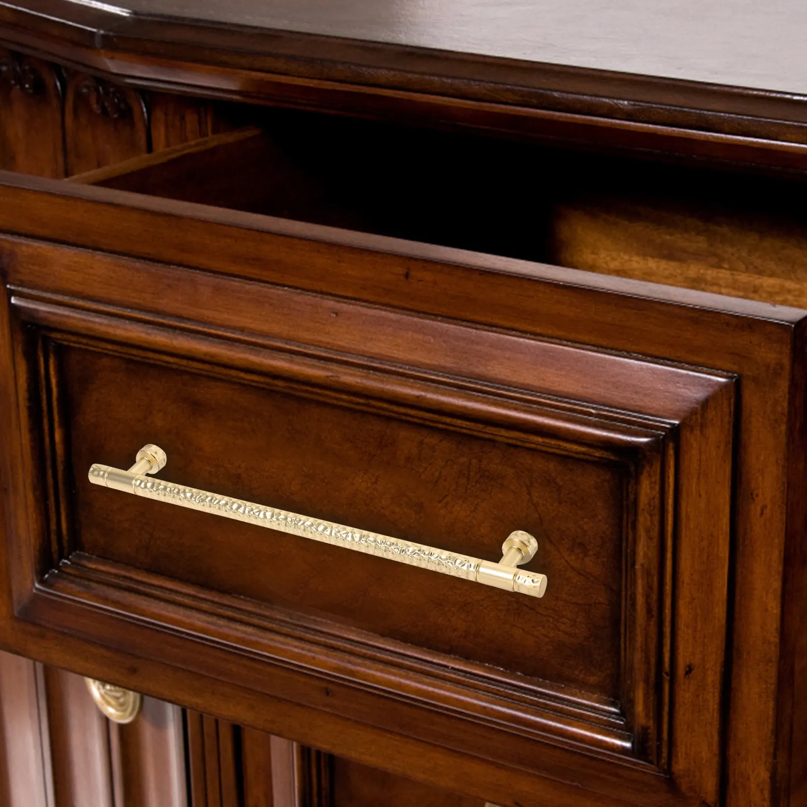 

Ручки для шкафов из цинкового сплава, ретро-ручки с накаткой, легкая установка, для кухонных шкафов, винных шкафов, выдвижных ящиков