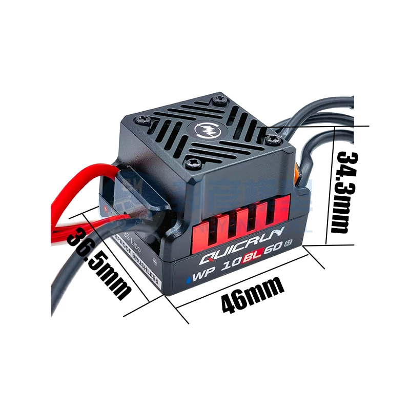 سيارة هوبي وينج بجهاز تحكم عن بعد بدون فرش ، محرك ESC waterwater SL G2 ، مناسب لـ RC ، WP 10BL60A G2