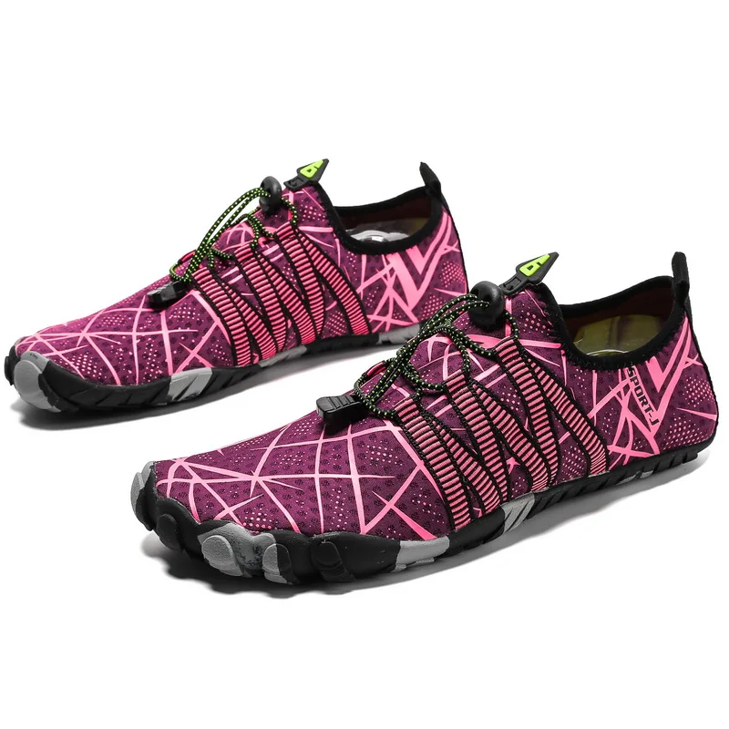 

Hot-Sale Aqua Shoes Women Outdoor Water Shoes Breathable Quick-Dry Hiking Sneakers Five-Finger Wading Footwear35-42