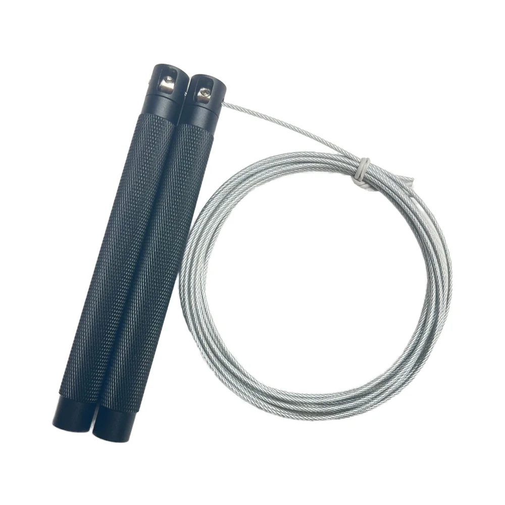 

Hot Selling Adjustable Aluminum Jump Rope High Quality Steel PVC Speed Training Device Portable for Home Use