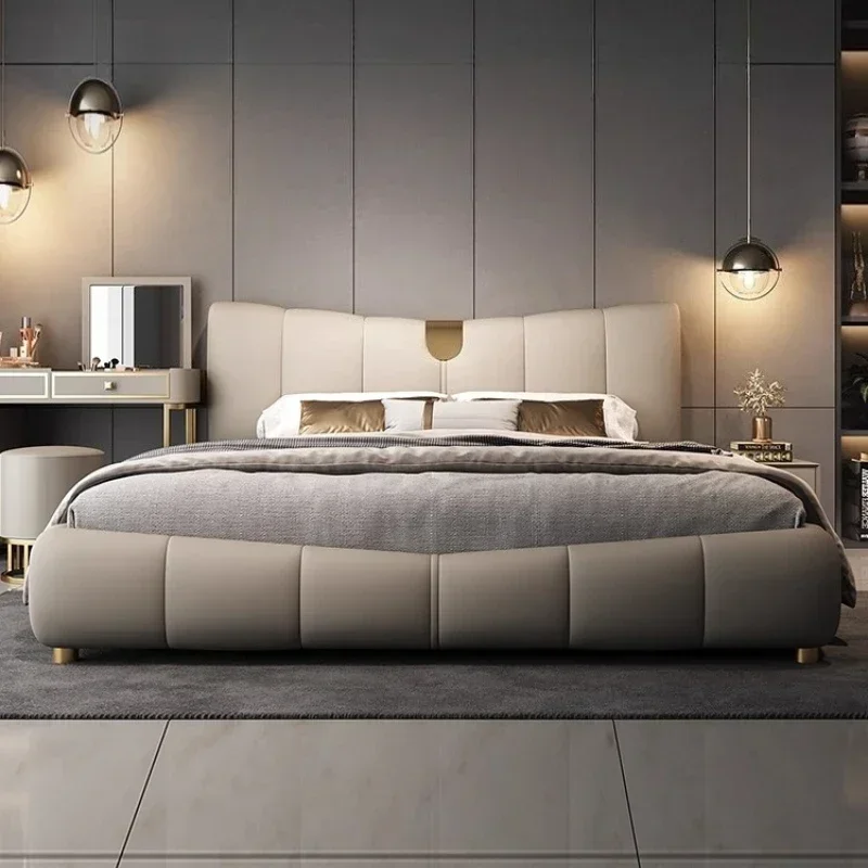 Home Double Beds King Size Bed Frames With Head Board 180x200cm Furniture For Home Full Size Bed Full Marriage Bedrooms Luxury