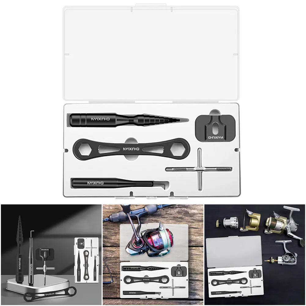 

Инструмент для снятия спиннингового колеса, набор инструментов для обслуживания рыболовной катушки, инструмент для снятия рыболовной катушки, набор инструментов для ремонта рыбалки «сделай сам»