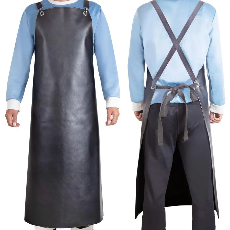 

Apron 2Pack 43 Heavy Duty Chemical Resistant with XStraps for Dishwashing, Butchering, Lab Work, Pet Grooming