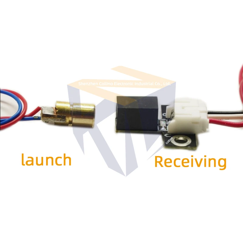 1-2pairs Laser transmitter and receiver pair tube Receiving tube (normally open) Receiving tube (normally closed)