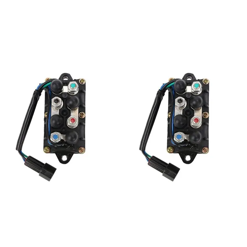 

2X Relay Assembly For Power Trim Tilt Relit Engine (2 & 4 Strokes Marine Motor 25 250 HP) 61A-81950-01-00