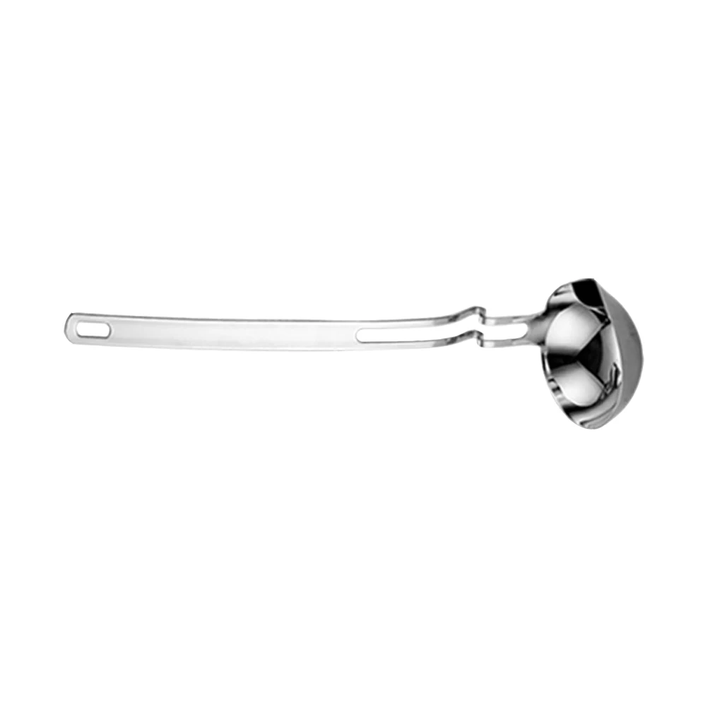 

Stainless Steel Oil Separator Ladle Grease Spoon Soup Strainer Filter Kitchen Gadget Heat Resistant Sturdy Long Term Use