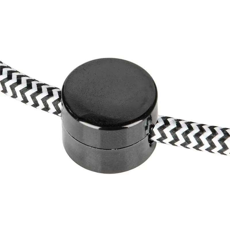 AT05-30Pcs Hook For Ceiling Hanging Light,DIY Lamp Hanging Electric Wire Cable Cord Chandelier Fixture Hardware Hook Black