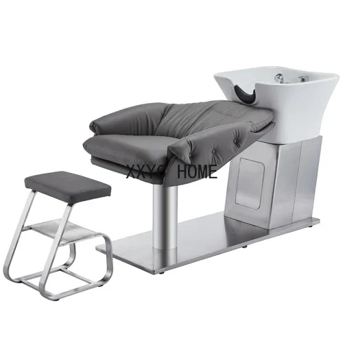

Hair Lying Half Shampoo Chair Hair Dedicated Flushing Bed Massage Couch Ceramic Basin Massage