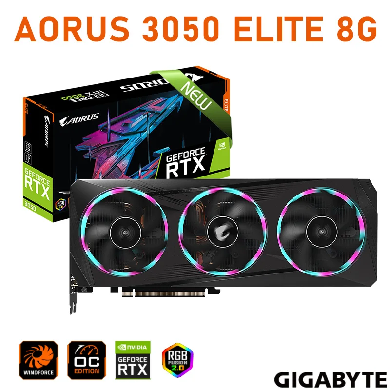 Graphics Boards GDDR6 Gigabyte GeForce RTX 3050 EAGLE OC 14000MHz