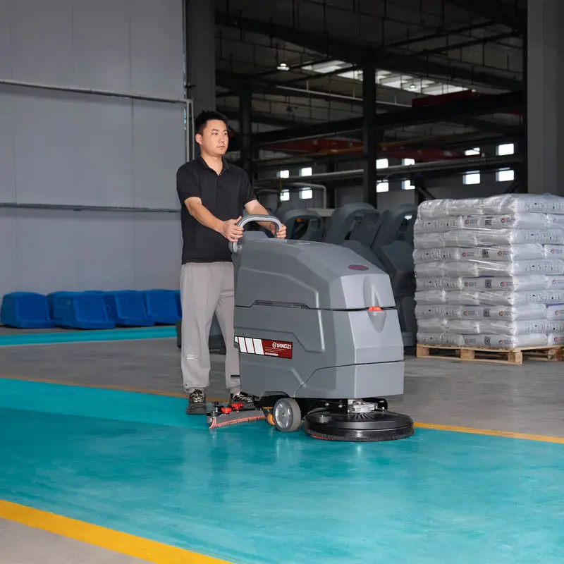 

Hand Push Electric Autonomous Floor Scrubbing Washing Cleaning Portable Cleaning Machine For Home Use
